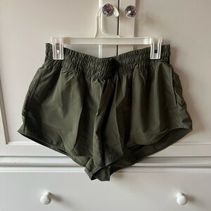 Aerie Dark Green Athletic Shorts